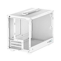 DeepCool CH160 WH Trn Mini ITX Case - Stylish White Design, No PSU Included - Perfect for Your Compact Build!